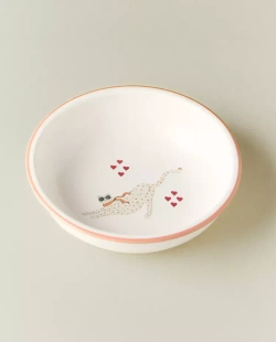 ZARA HOME ДЕТСКАЯ КЕРАМИЧЕСКАЯ ТАРЕЛКА "ГЕПАРД", РАЗНОЦВЕТНЫЙ