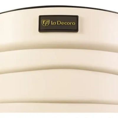 Кашпо для цветов пластиковое 7,5л d-27,1см «Бархан» Кремовый