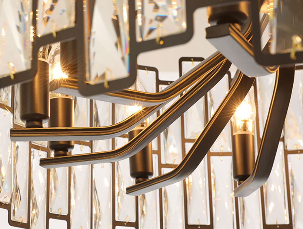 Люстра D8524P/L black/clear