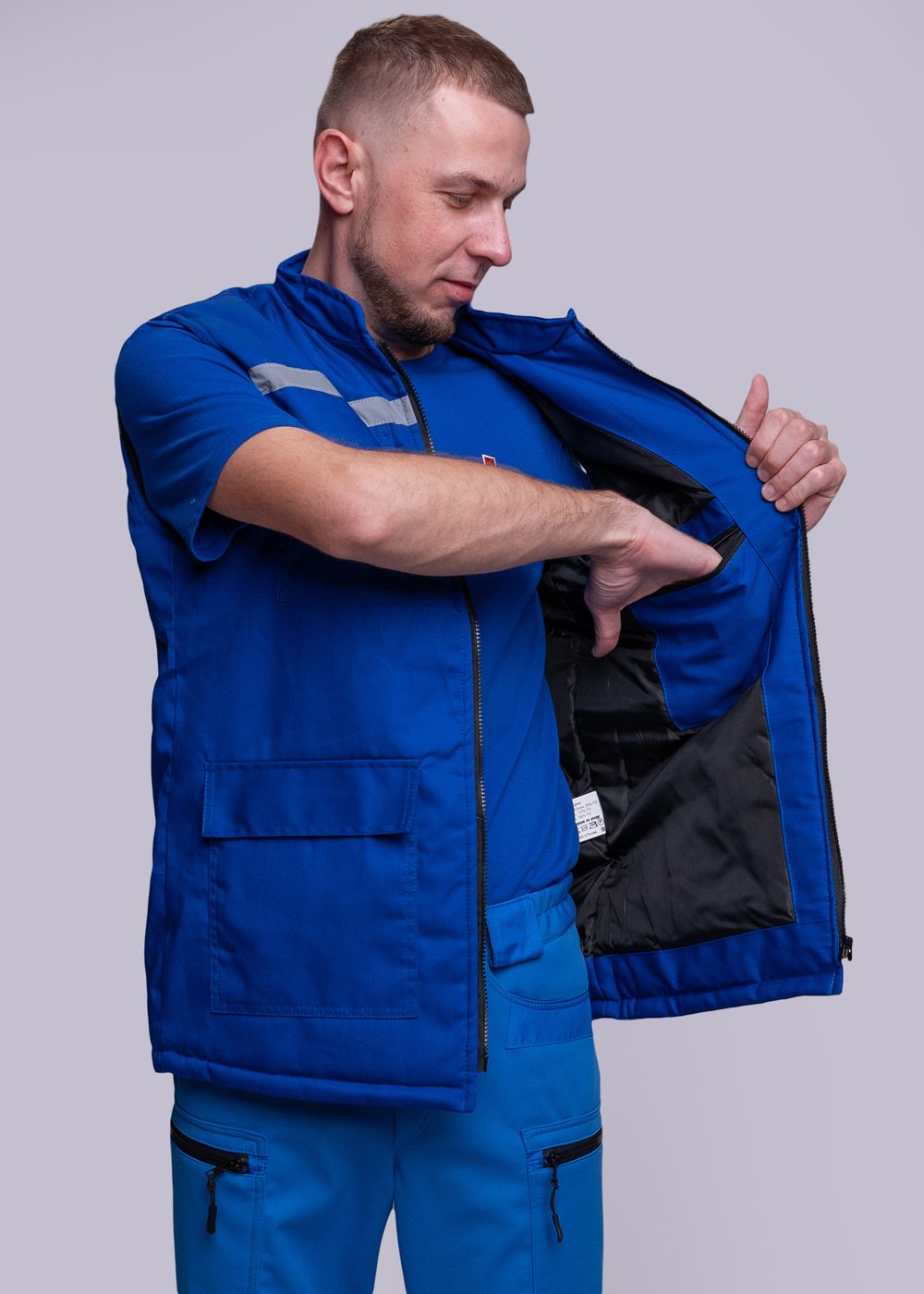 Жилет утепленный мужской Скорая помощь MedicLine