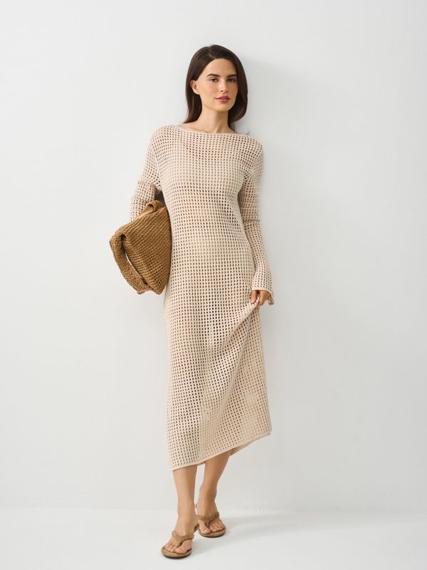 Платье вязаное 