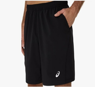 ASICS, COURT M 9IN SHORT, PERFOMANCE BLACK, MEN, XL