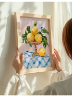 Постер 30х40 интерьерный на кухню без рамки