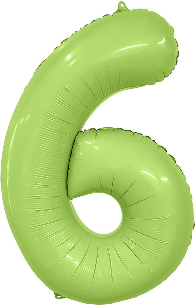 Ag (40&#39;&#39;/102 см) Цифра, 6 Slim, Фисташка, 1 шт. в уп.