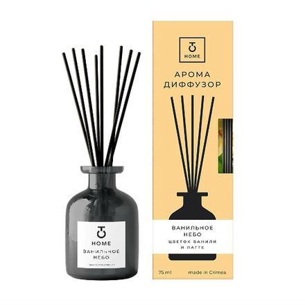 Аромадиффузор Ванильное небо Цветок ванили и латте ТВ, 75мл, ТМ TAVRIDA HOME