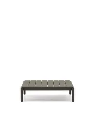 Журнальный столик Sorells из зеленого алюминия 89 x 91 см