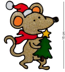 XM-242 Комплект наклеек для окна «Мышонок» 4 шт.