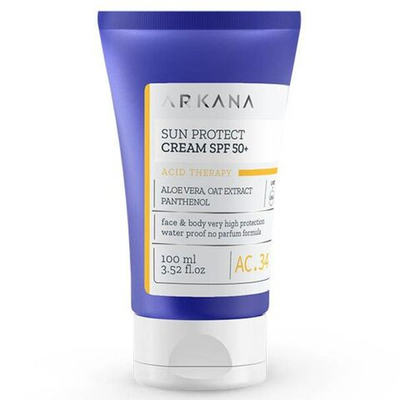 Солнцезащитный крем для лица SPF 50, Sun Protect Cream SPF 50+ , 100 мл