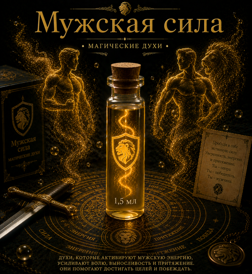 Магические духи "Мужская сила"