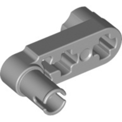 Lego 50шт Подъемник 1x3 модифицированный с 2 осевыми отверстиями и пальцем / шатуном (светло-серый)