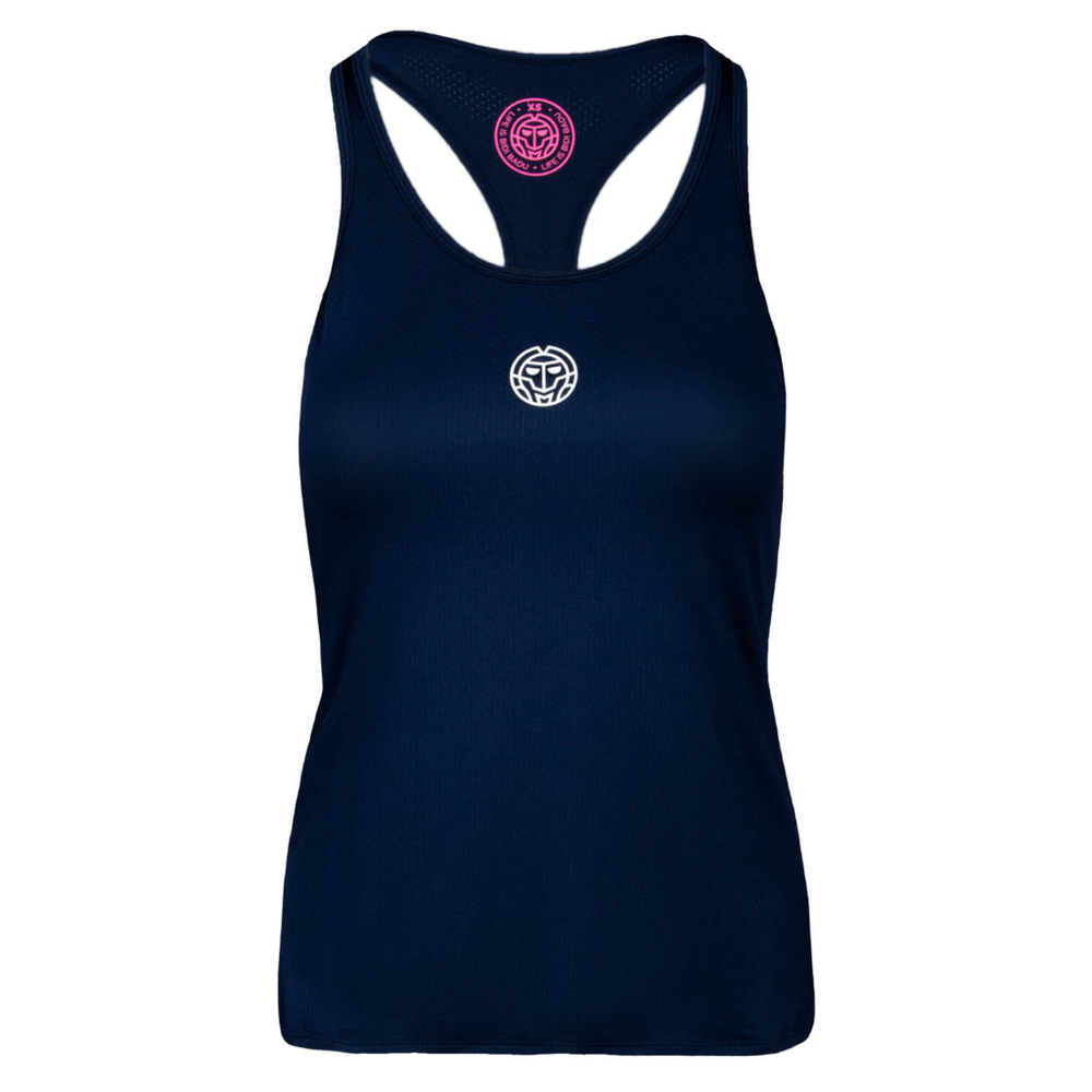 Женская теннисная майка BIDI BADU Mea Tech Tank Top Women - Dark Blue