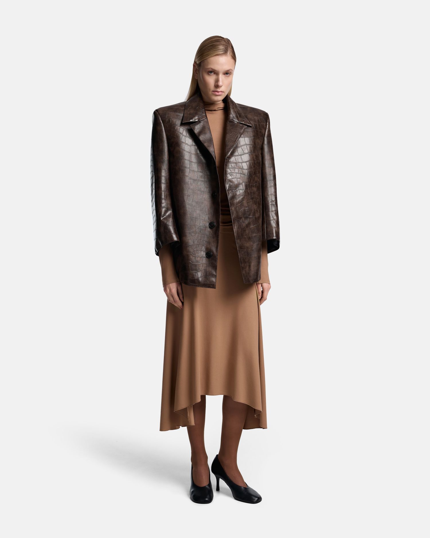 ЮБКА С РЕЛЬЕФАМИ ИЗ ТРИКОТАЖА