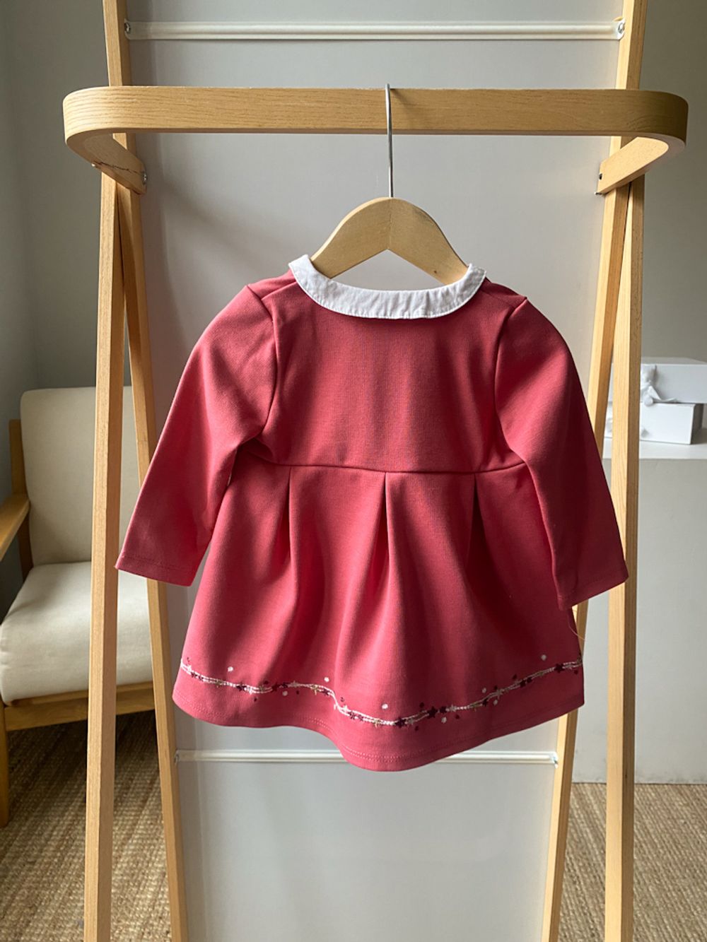 Новое хлопковое платье Mon premier major, 74