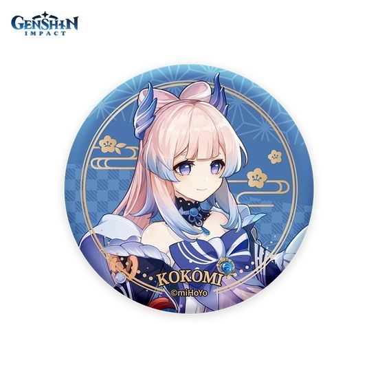 Значок Inazuma Character Can Badge Sangonomiya Kokomi 6974696611847