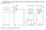 Котел газовый напольный Артек КСГ- 7,5 А одноконтурный (только отопление) открытая 75 кв.м.