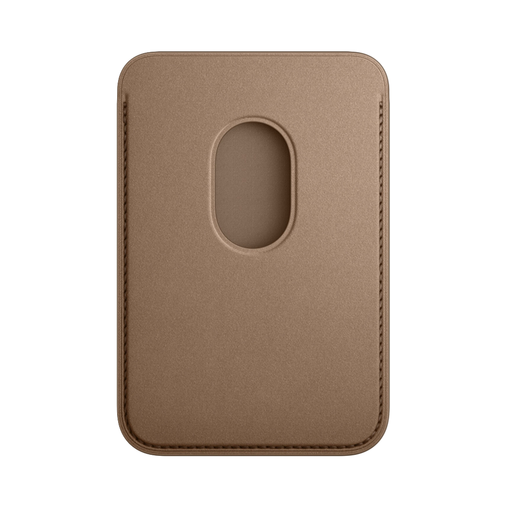 Тканевый чехол-бумажник с поддержкой MagSafe Apple FineWoven Wallet (2023), Taupe (Светло-бежевый)