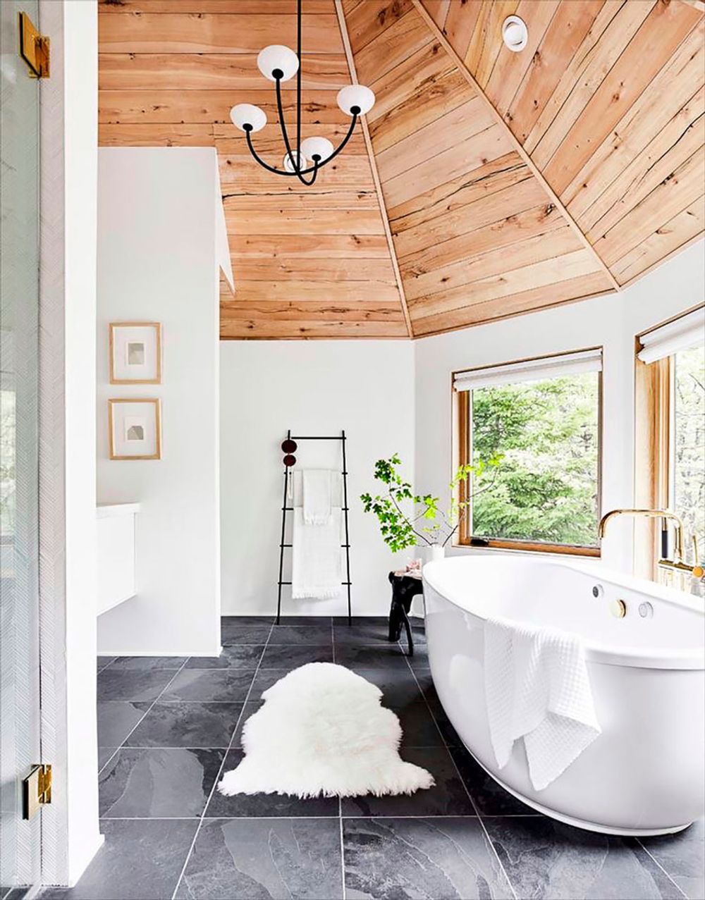 Плитка-сланец черный, натуральный скол Pharaon 600x600x10