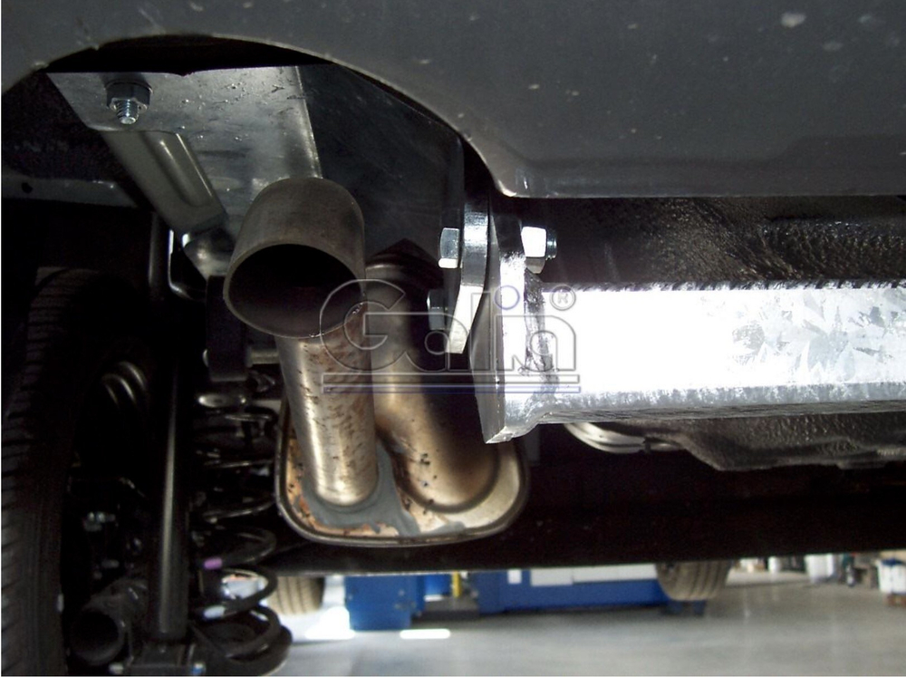 Фаркоп оцинкованный Galia C049A для Chevrolet Aveo седан 2002-2012(паспорт и сертификат в комплекте)(без электрики)