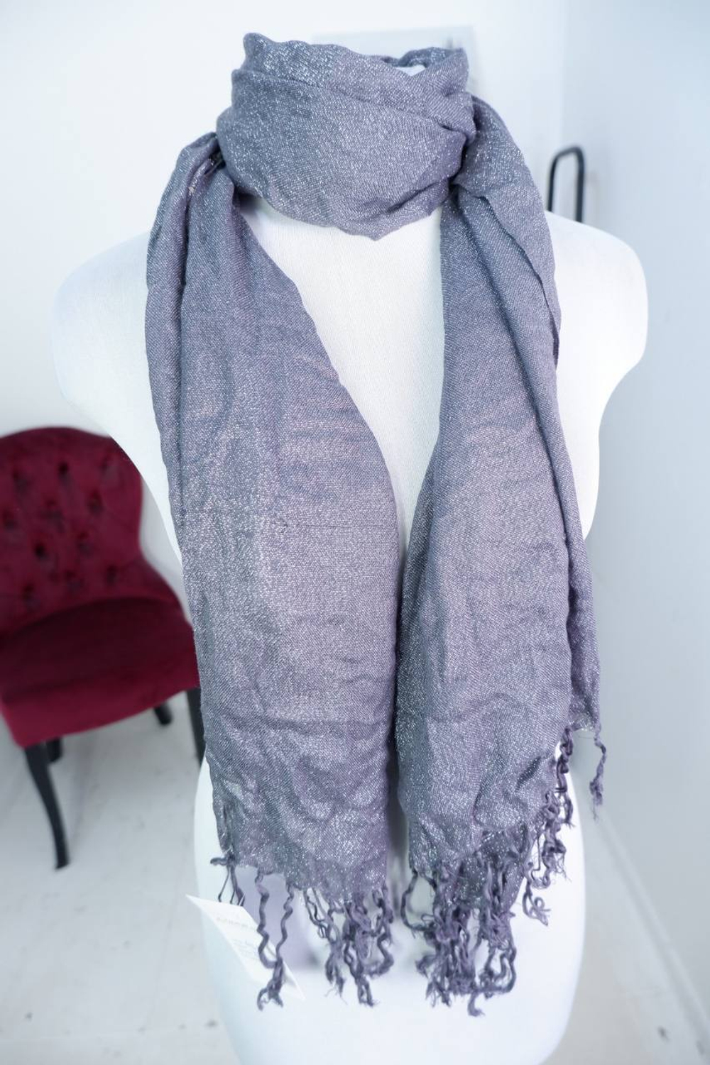 Палантин одноцветный