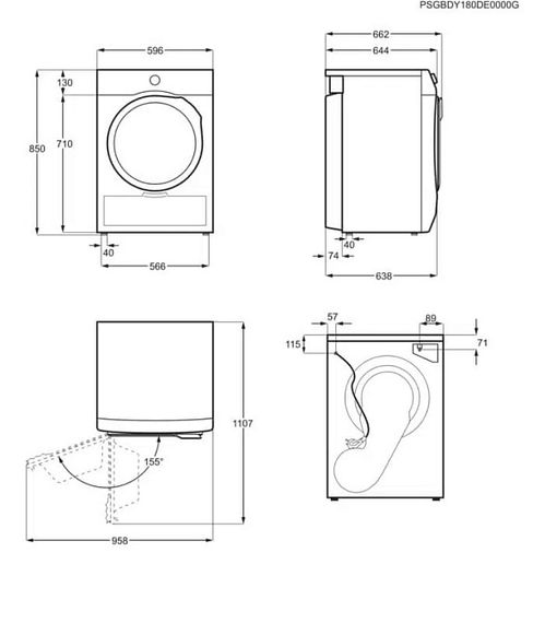 Сушильная машина Electrolux EW7D283VE