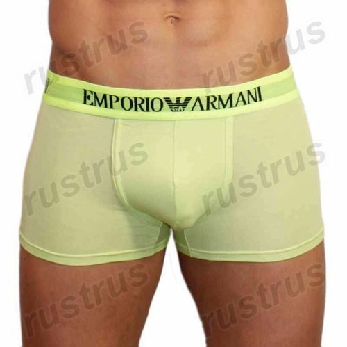 Мужские трусы хипсы желтые Emporio Armani