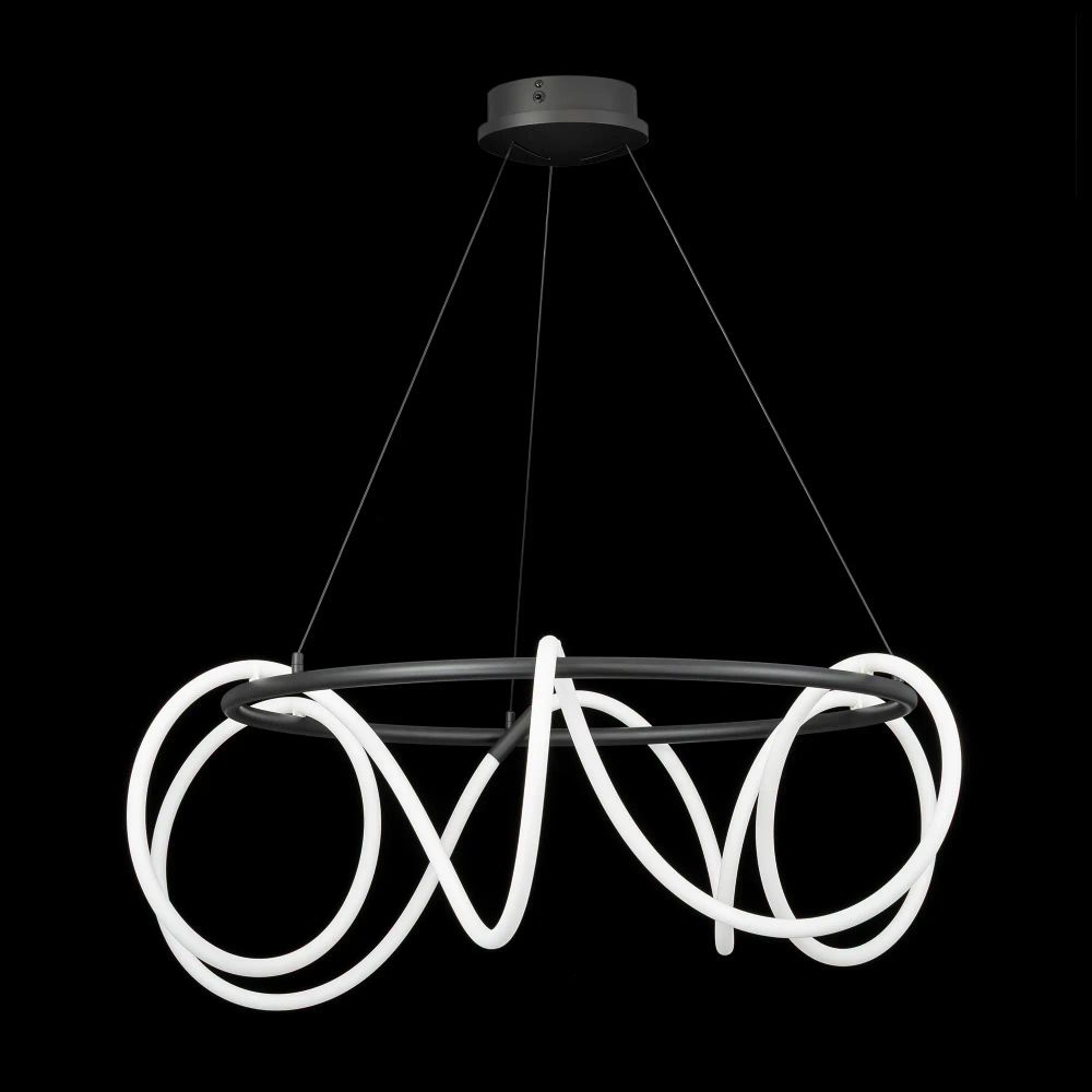 Citilux PYTHON CL220281 Люстра подвесная с пультом Чёрная