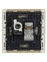 FORTE&PIANO Розетка двойная RJ11+RJ45 кат.5E FP435 ваниль IEK