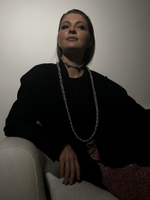 Колье длинное "переплетение"