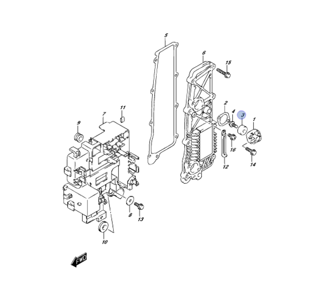 Анод Suzuki 55321-87J10-000