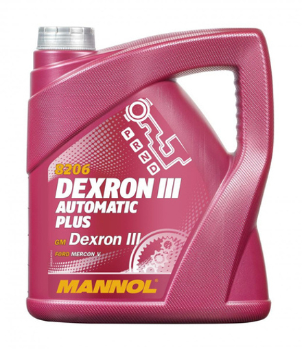 Трансмиссионное масло MANNOL ATF Dexron III 4л