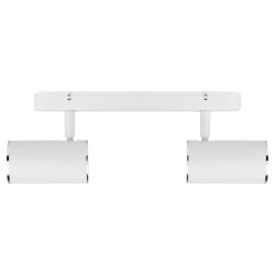 Светильник настенно-потолочный спот ЭРА OL35-2 WH MR16 GU10 IP20 белый хром | Накладные светильники