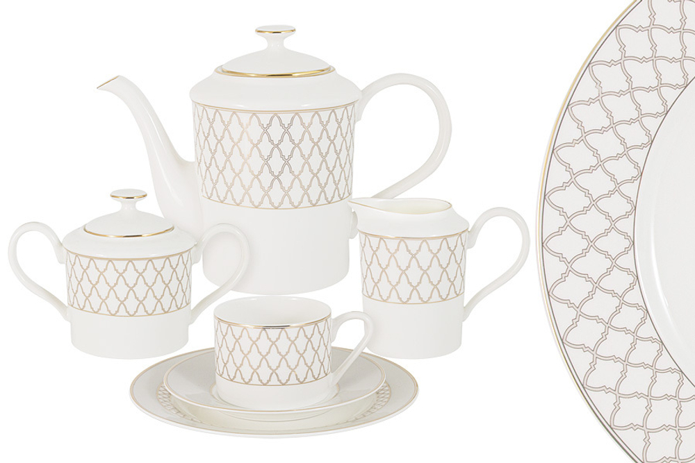 Чайный сервиз 21 предмет на 6 персон Anna Lafarg Emily Виндзор