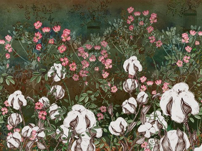 Дизайнерские обои Wall Street Botanica