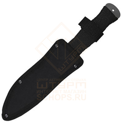 Нож Саро Шанс AUS-6 шнур, Black/Stonewash