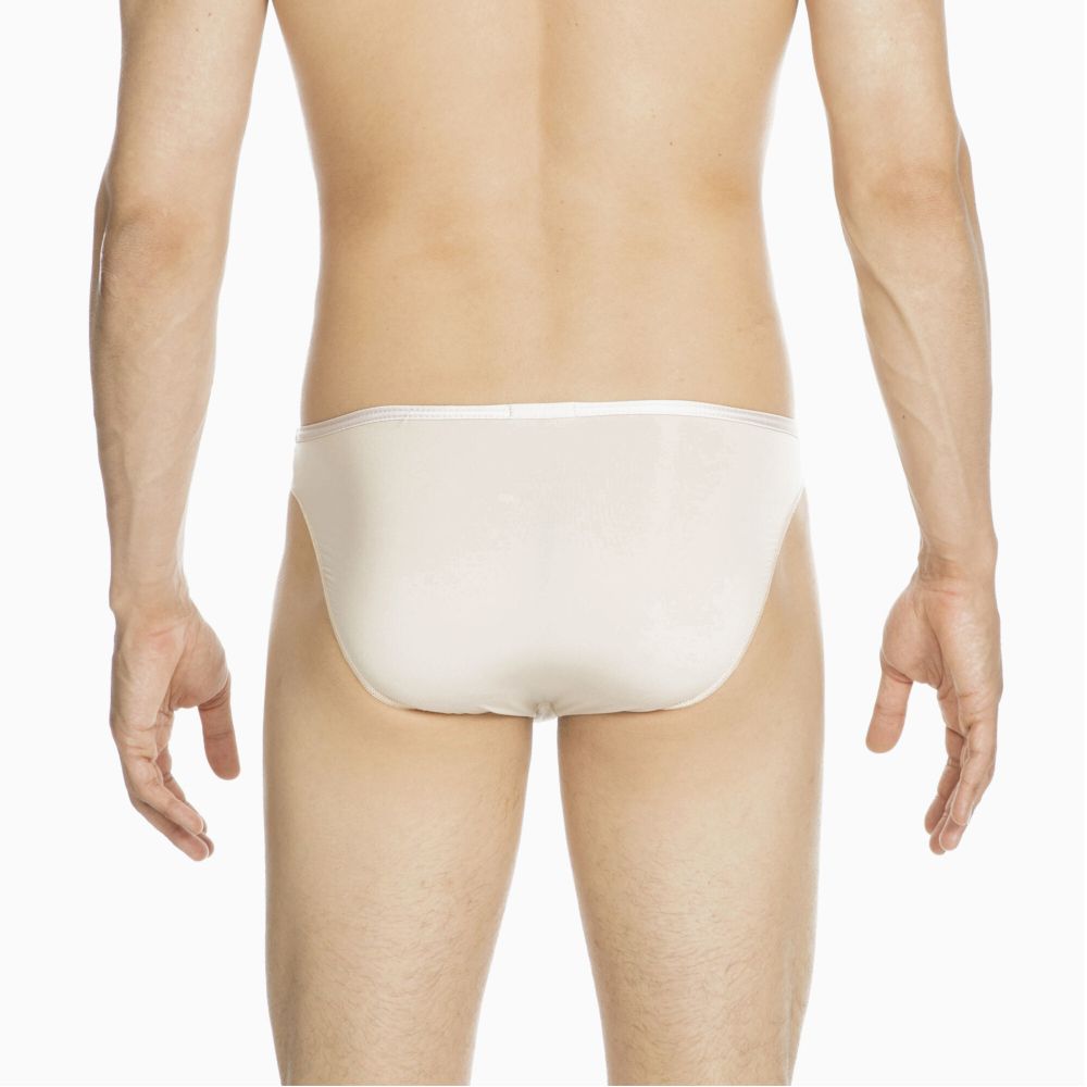 Мужские трусы слипы бежевые HOM PLUMES Micro Briefs 404756_4000DT