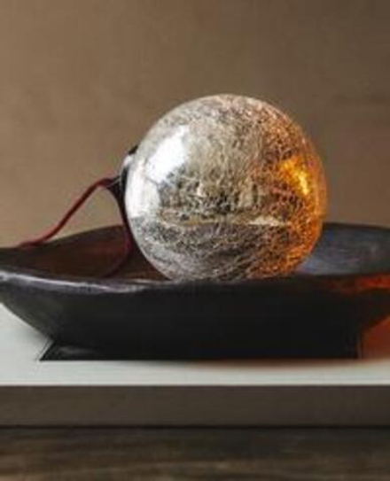 ZARA HOME УКРАШЕНИЯ ДЛЯ РОЖДЕСТВЕНСКОЙ ЁЛКИ В ФОРМЕ ШАРА, СЕРЕБРЯНЫЙ