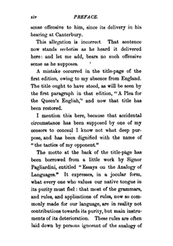 A Plea for the Queen's English | Henry Alford