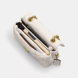 COACH СУМКА ЧЕРЕЗ ПЛЕЧО TABBY 20 С МЯГКОЙ ПОДКЛАДКОЙ, БЕЛЫЙ