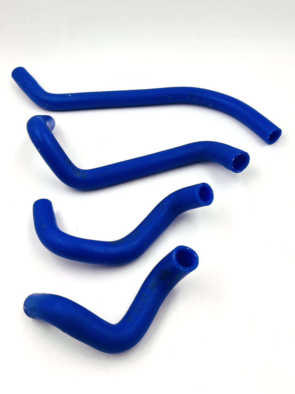 Патрубки отопителя силиконовые синие ВАЗ 2114-15, ВАЗ 21082 инжектор 4шт