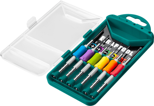 Precision-6 набор часовых отверток для точных работ 6 предм., KRAFTOOL