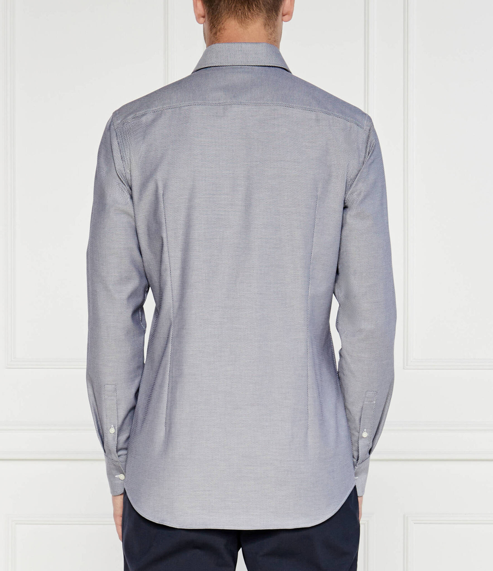 Рубашка H-HANK-SPREAD-C1-222 BOSS BLACK - голубой(50512820)