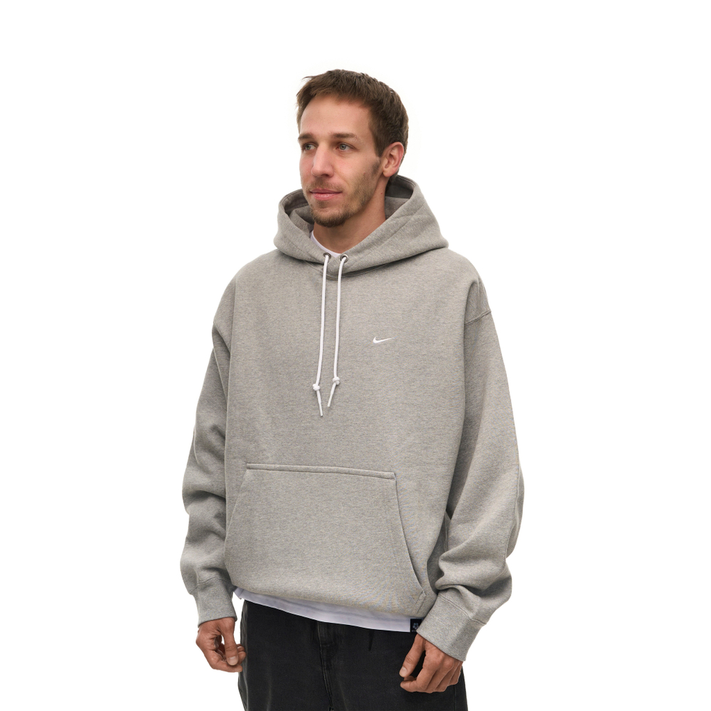 Худи Nike Solo Swoosh Fleece Hoodie "Grey"