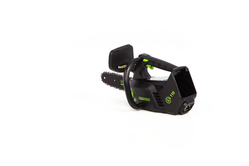 Аккумуляторная цепная пила Greenworks GD40TCSK2, 2003807UA,40v, 25 см, АКБ 2 А·ч и ЗУ