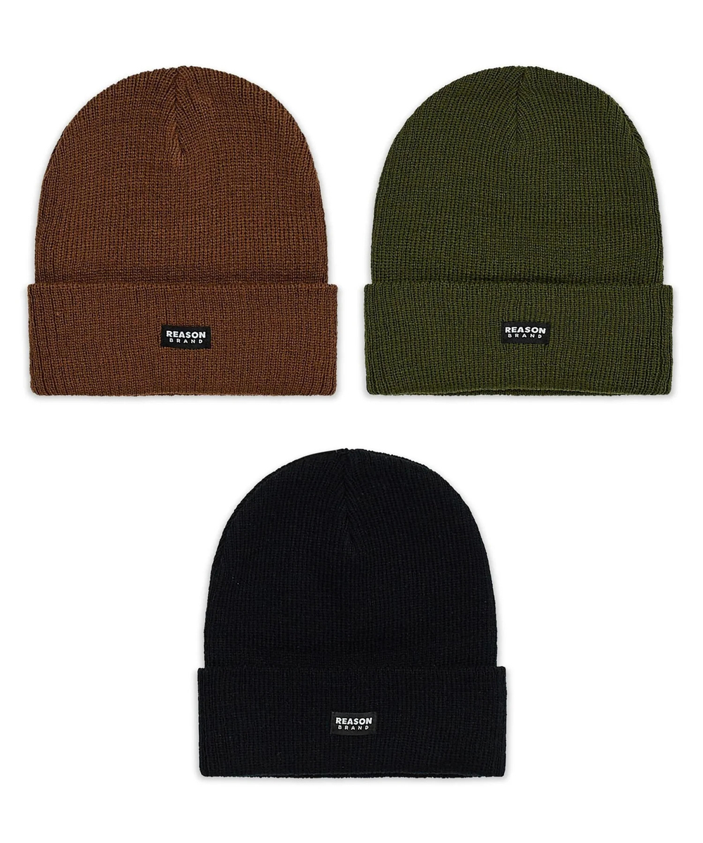 Комплект шапок REASON Jay Basic (Brown, Army, Black)