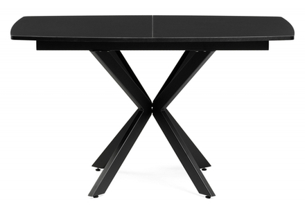 Стол стеклянный Woodville Палу 130(170)х80х76 черный