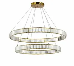 D2107-DW-8+10 BRASS (1) Люстра NW