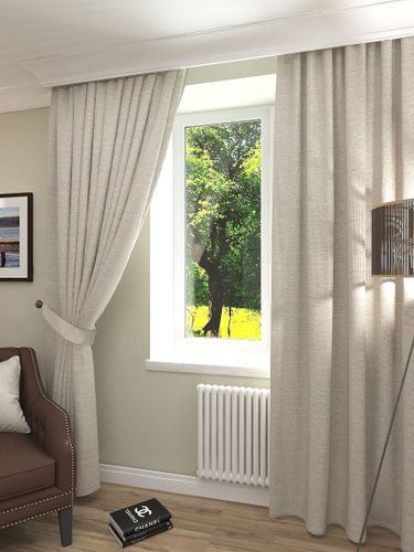 Комплект штор Blesslight "МЕДЕЯ" 270х150/бежевый 2 шт.