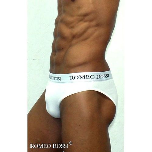 Мужские трусы слипы c резинкой Romeo Rossi белые RR2006-01