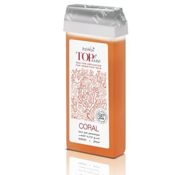 ITALWAX Top Line воск в картридже Коралл 100 мл