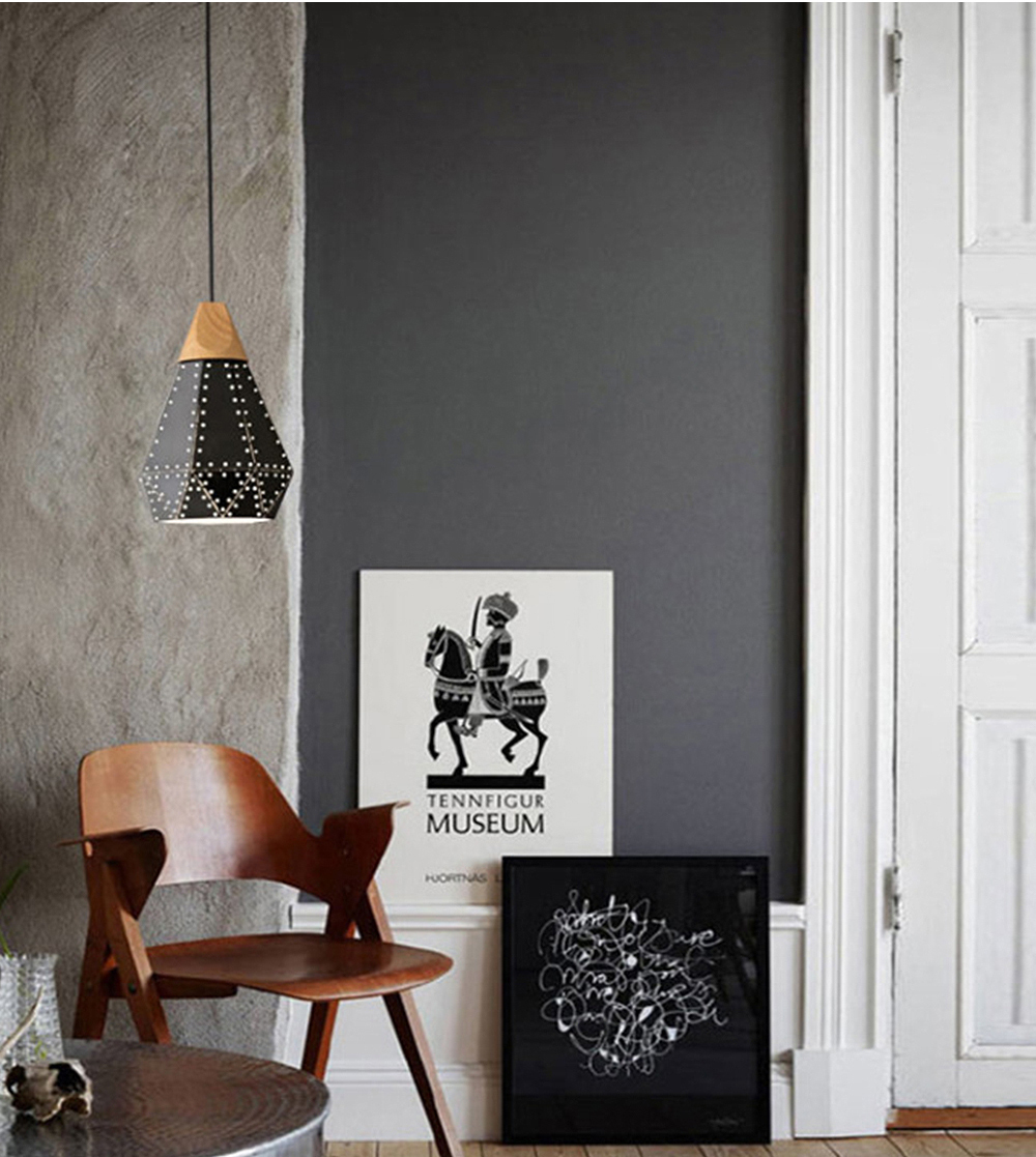 Pendant design lamp Fracture  D22 (Yellow)